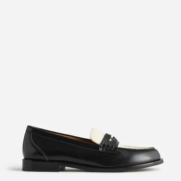 NWT Madewell Grayson Penny Loafer in True Black Multi - Picture 2 of 12